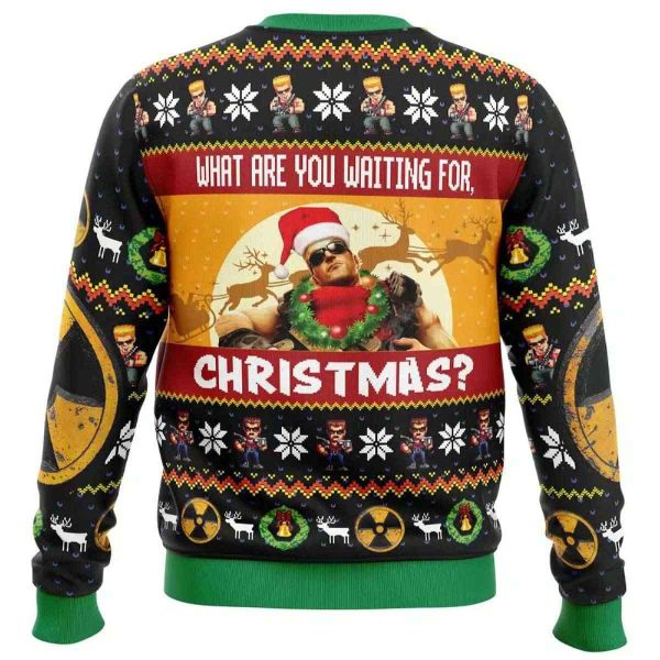 2025 Duke Nukem Ugly Christmas Sweater