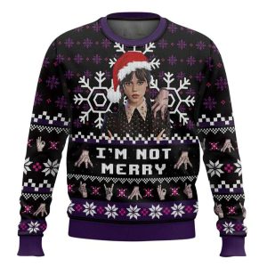 I’m Not Merry Wednesday Ugly Christmas Sweater