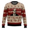 Dwight Schrute False The Office Ugly Christmas Sweater