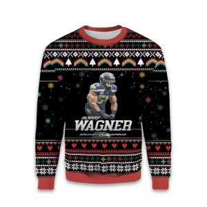 Bobby Wagner Seahawks Ugly Christmas Sweater