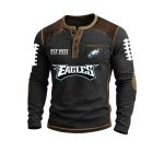 Eagles Est 1933 Henley Shirt