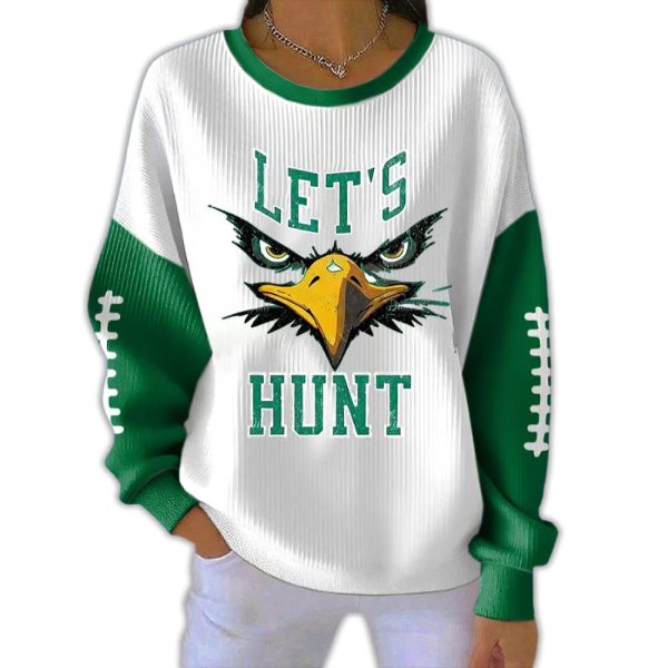 Eagles Let’s Hunt Pit Striper Sweatshirt