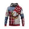 Eagles Skull Christmas Party Hoodie