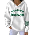 Eagles Sundays Are For The Birds Pit Striped Hoodie