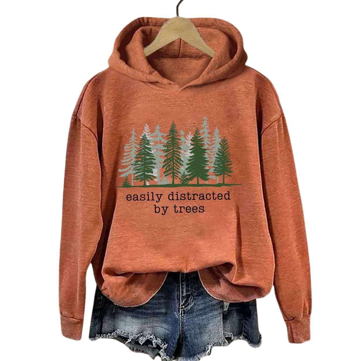 Easily Distracted By Trees Hoodie Easily Distracted By Trees Hoodie