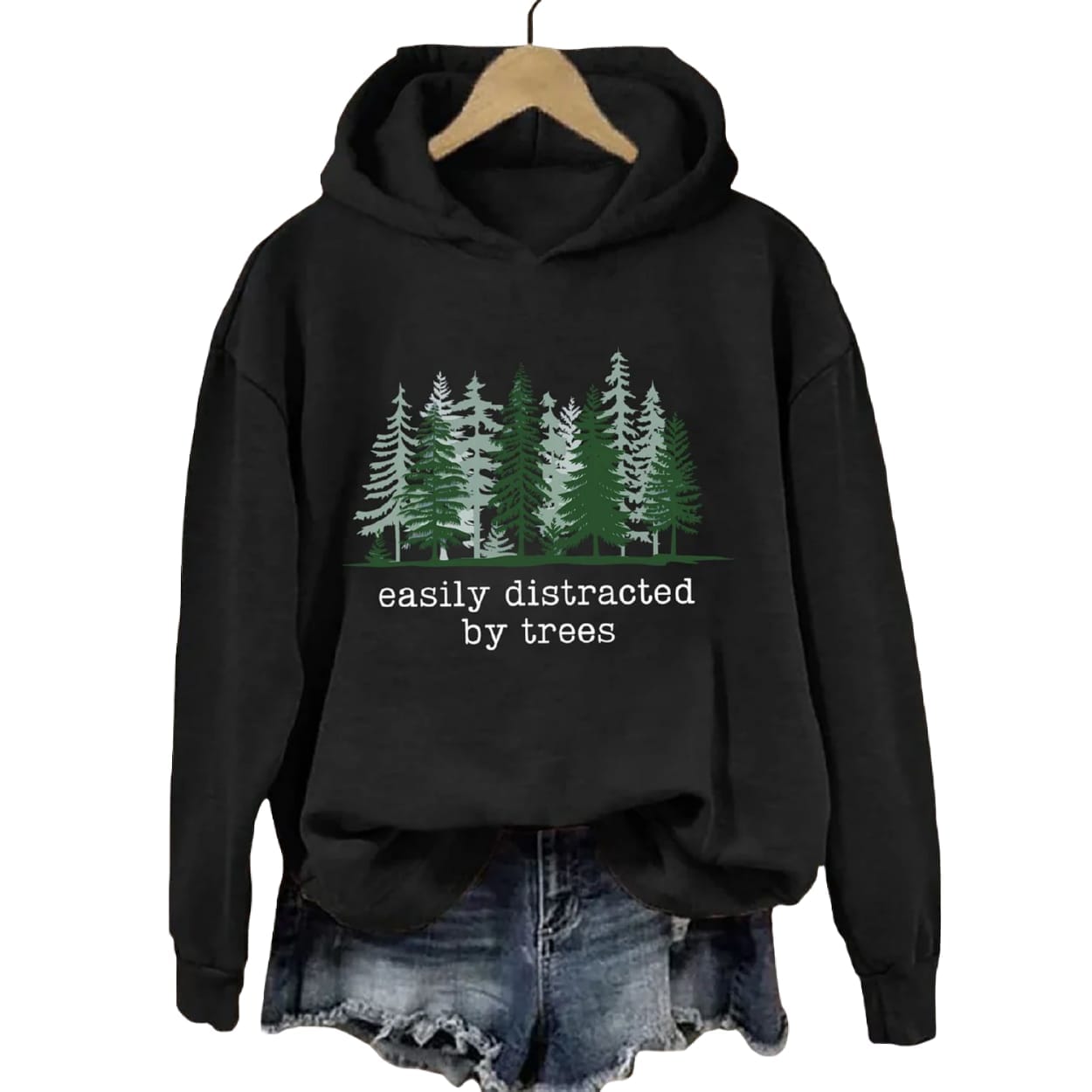 Easily Distracted By Trees Hoodie Easily Distracted By Trees Hoodie