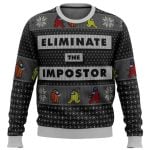 2025 Eliminate the Impostor Among Us Ugly Christmas Sweater