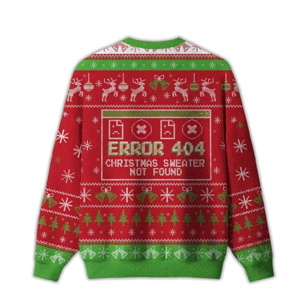2025 Error 404 Not Found Ugly Christmas Sweater 2025 Error 404 Not Found Ugly Christmas Sweater