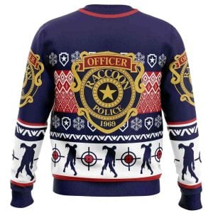 Leon Kennedy Bad Tidings Dead by Daylight Ugly Christmas Sweater1
