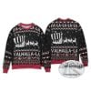 2025 FA La La Valhalla Viking Ship Ugly Christmas Sweater