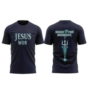2025 Mariners Jesus Won Seize The Moment Shirt