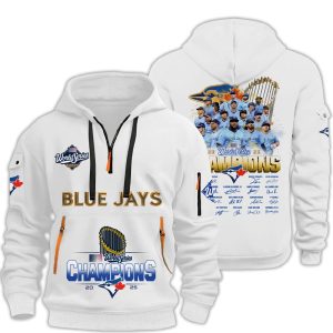 Blue Jays World Series Champions 2025 Quarter Zip Hoodie1