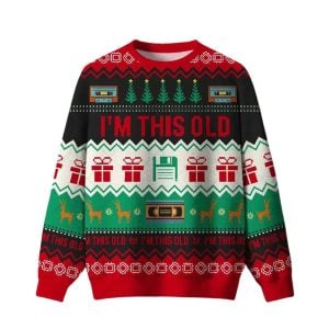 2025 I’m This Old Vintage Ugly Christmas Sweater