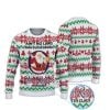 Fair Isle Santa Crown Royal Ugly Christmas Sweater