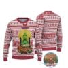 Fair Isle Snowflake Crown Royal Grnch Ugly Christmas Sweater