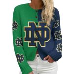 Fighting Irish Two Tone Cardigan Sweatshirt