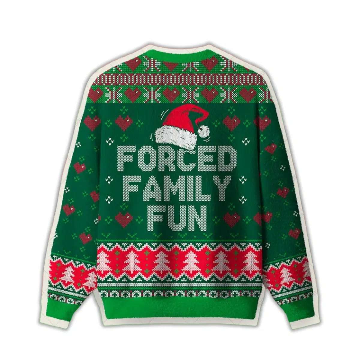 2025 Forced Family Fun Sarcastic Ugly Christmas Sweater 2025 Forced Family Fun Sarcastic Ugly Christmas Sweater