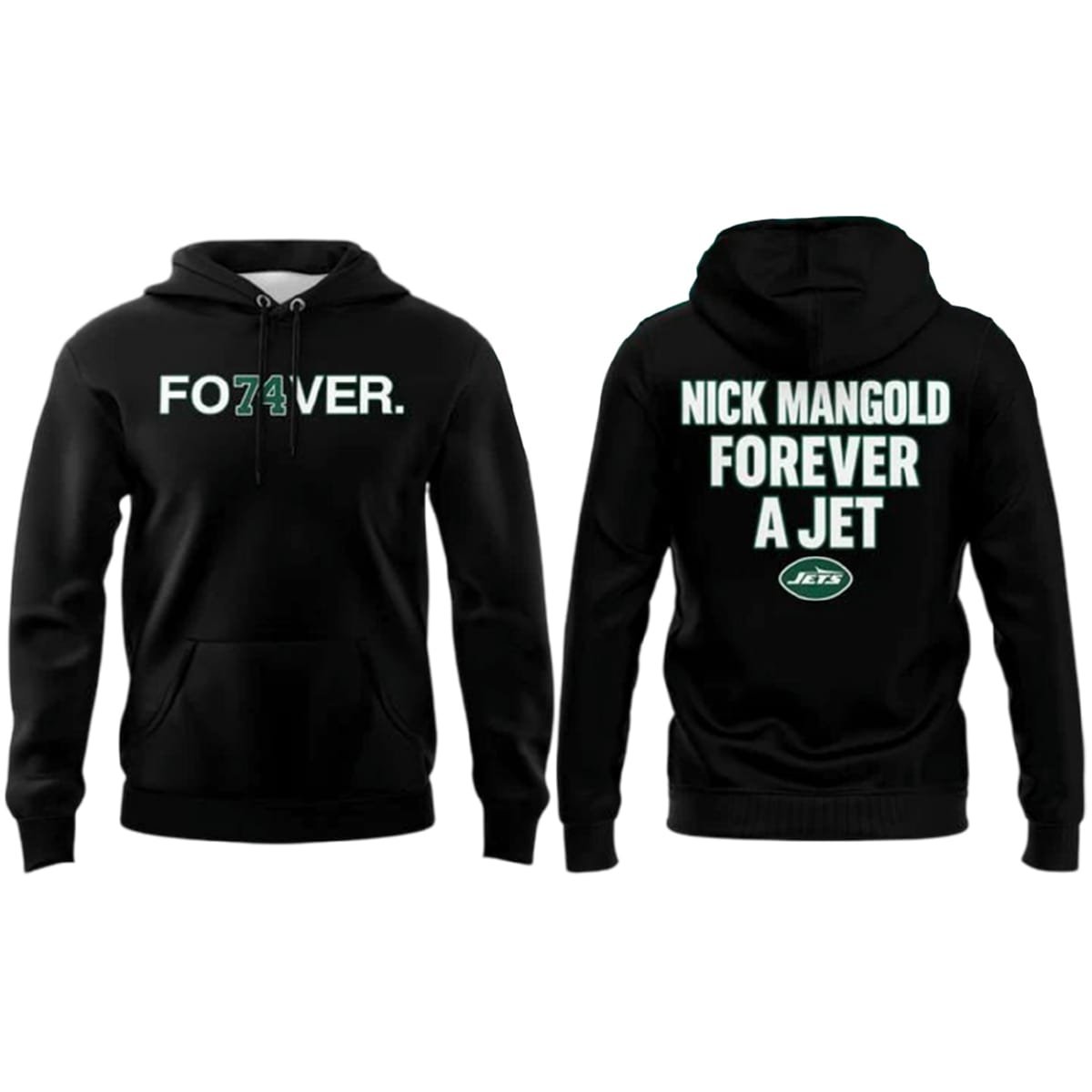 Forever 74 Nick Mangold Will Forever Be A Jet Hoodie Forever 74 Nick Mangold Will Forever Be A Jet Hoodie