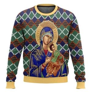Our Lady Of Perpetual Help Ugly Christmas Sweater