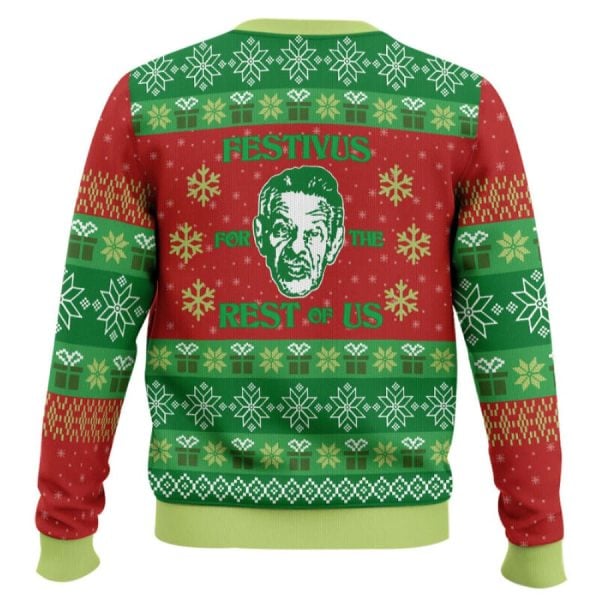 Frank Festivus For The Rest Of Us Seinfeld Ugly Christmas Sweater