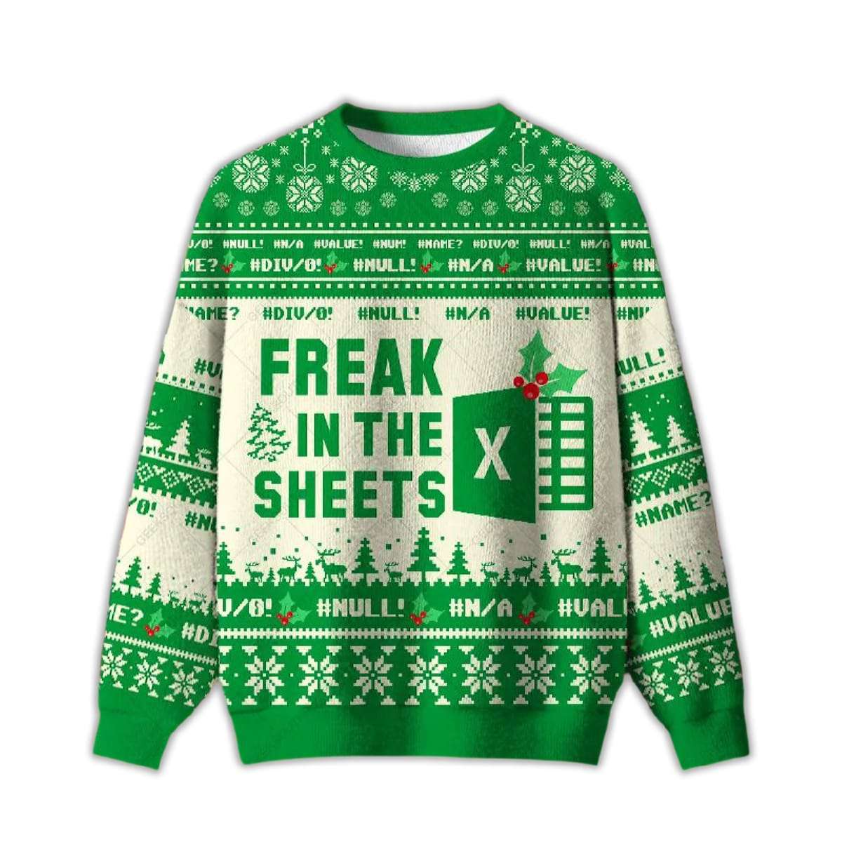 Freak in the Sheets Ugly Christmas Sweater Freak in the Sheets Ugly Christmas Sweater