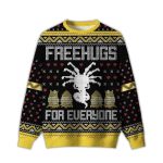 2025 Free Hugs For Everyone Ugly Christmas Sweater