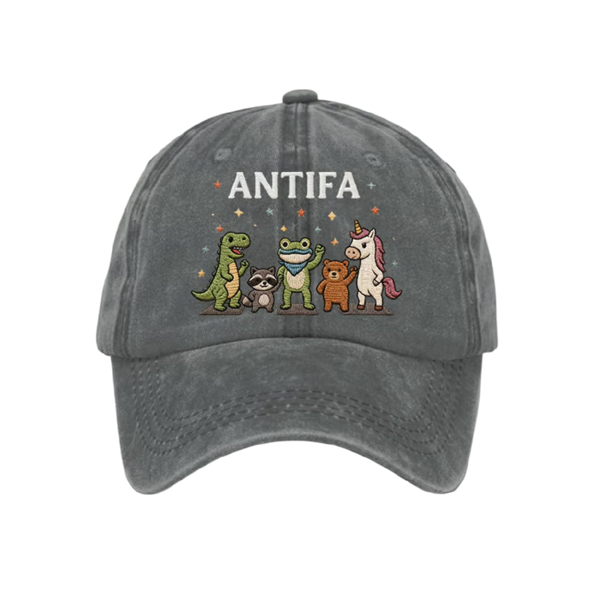 Frog Resist Antifa Print Baseball Cap Frog Resist Antifa Print Baseball Cap