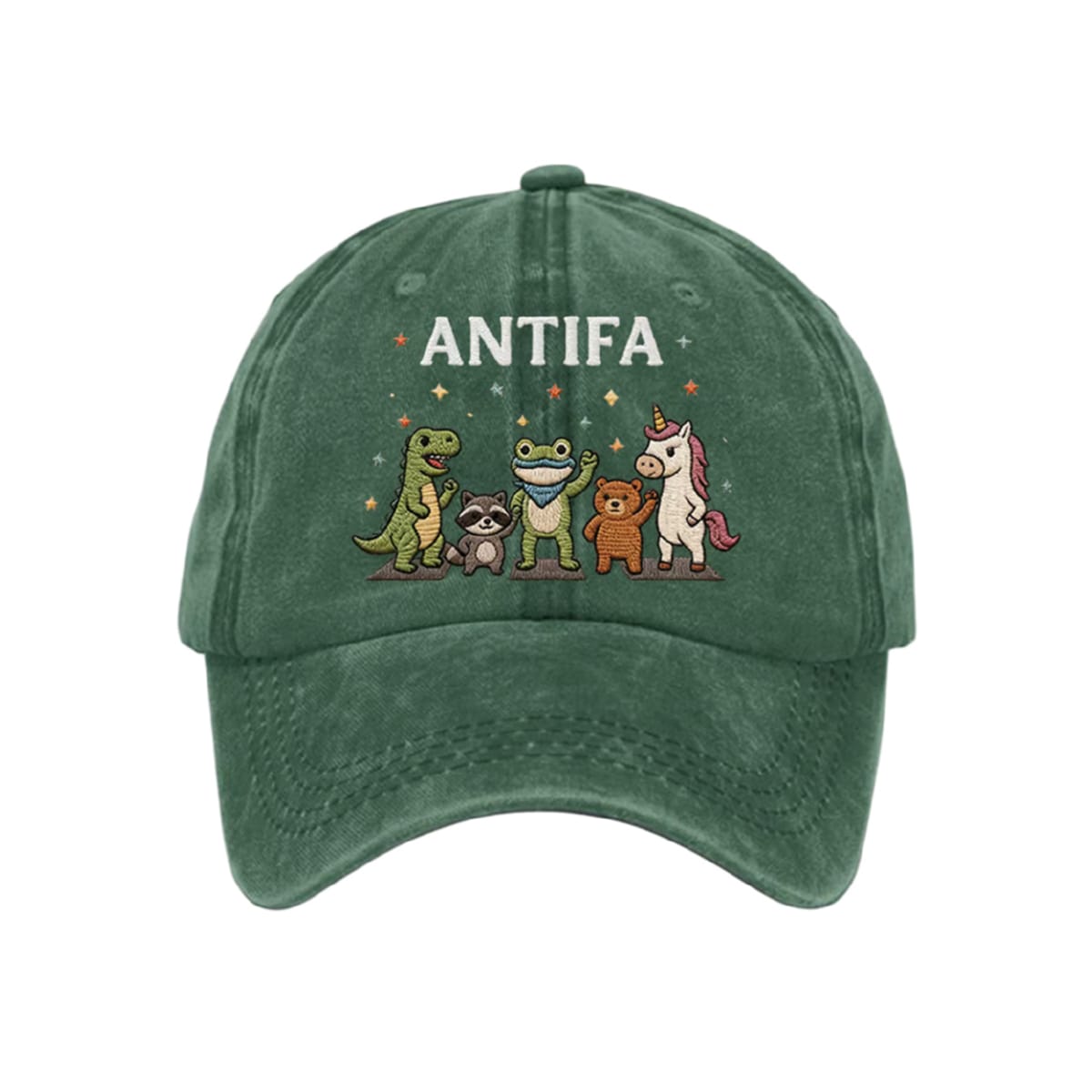Frog Resist Antifa Print Baseball Cap Frog Resist Antifa Print Baseball Cap