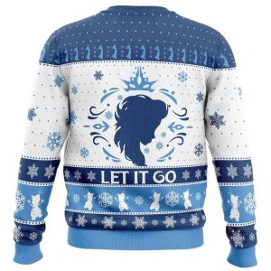 Let It Go Elsa Frozen Ugly Christmas Sweater1
