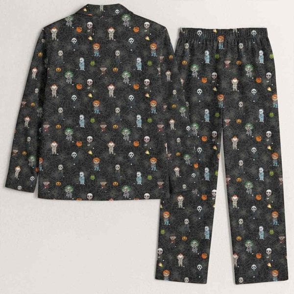 Funny Horror Character Golfing Pajama Set