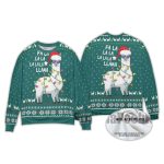 2025 Funny Llama Christmas Ugly Sweater