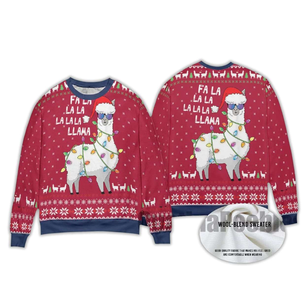 2025 Funny Llama Christmas Ugly Sweater 2025 Funny Llama Christmas Ugly Sweater