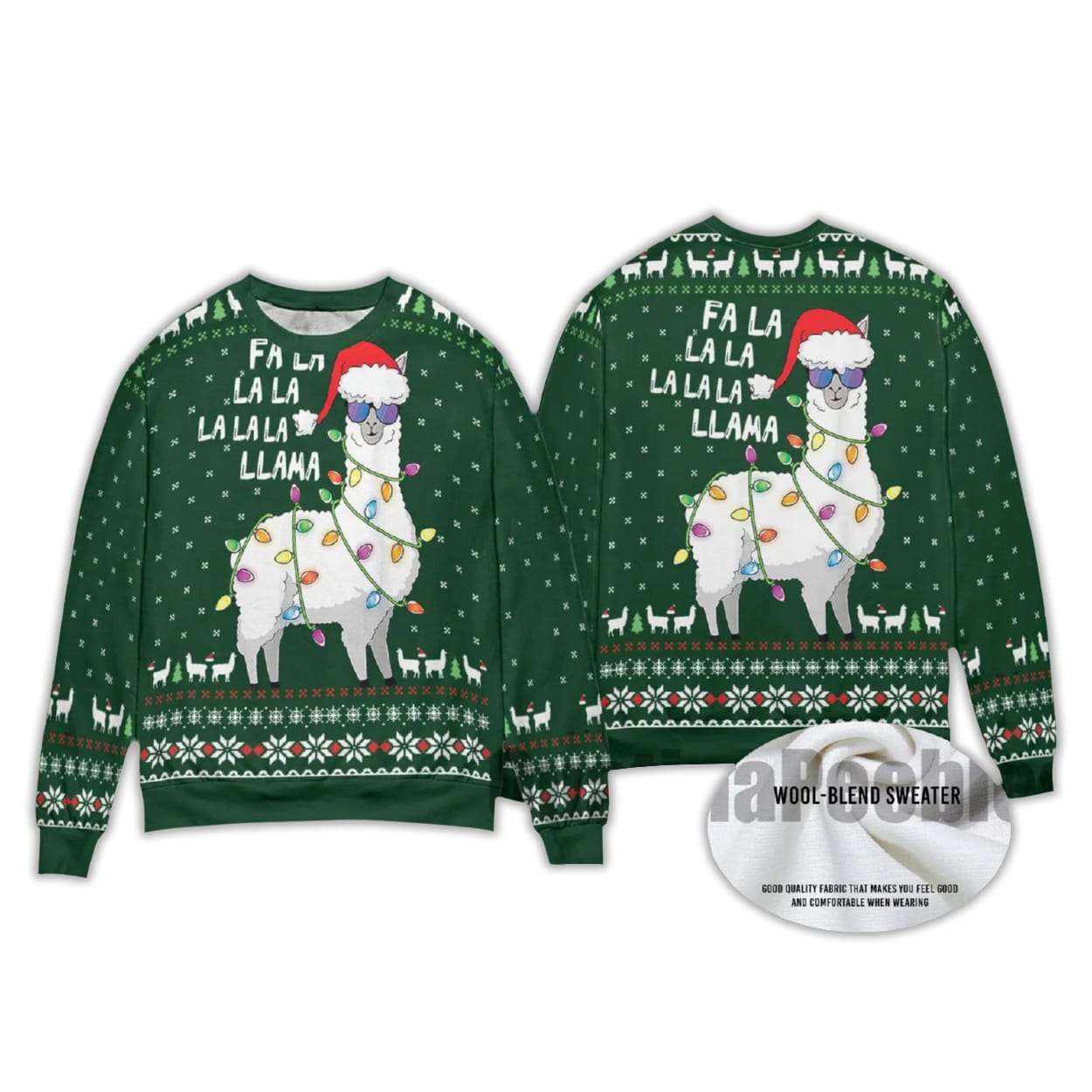 2025 Funny Llama Christmas Ugly Sweater 2025 Funny Llama Christmas Ugly Sweater