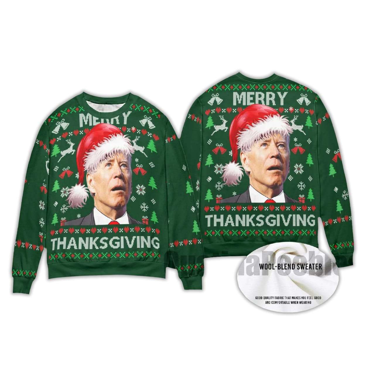 Funny Santa Joe Biden Merry Ugly Christmas Sweater Funny Santa Joe Biden Merry Ugly Christmas Sweater