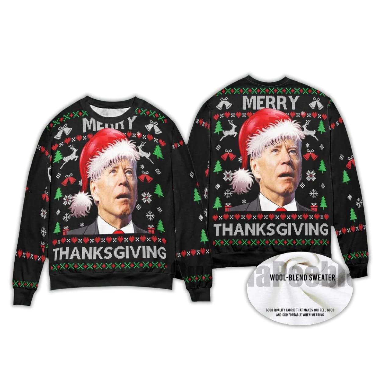 2025 Funny Santa Joe Biden Merry Ugly Christmas Sweater 2025 Funny Santa Joe Biden Merry Ugly Christmas Sweater