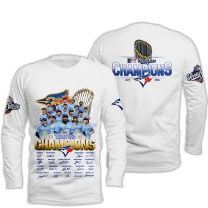 Blue Jays World Series Champions 2025 Long Slevee Shirt 2