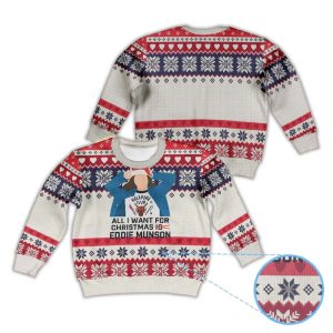 All I Want For Christmas Is Eddie Munson Ugly Christmas Sweater1