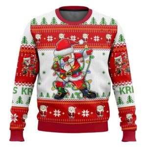 Santa Kris Kringle Miracle On 34th Street Ugly Christmas Sweater