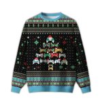 2025 Gamepad Christmas Tree Ugly Christmas Sweater