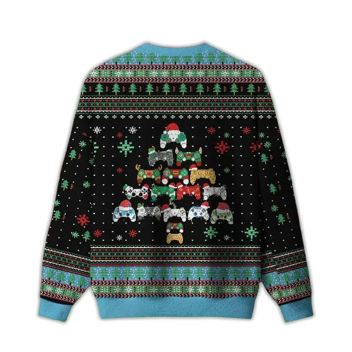 2025 Gamepad Christmas Tree Ugly Christmas Sweater 2025 Gamepad Christmas Tree Ugly Christmas Sweater