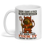 German Shepherd When I Gave A Fck Halloween Mug