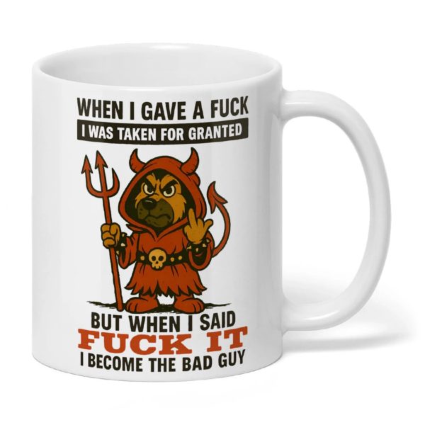 German Shepherd When I Gave A Fck Halloween Mug