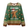 2025 Gingerbread Dabbing Dance Ugly Christmas Sweater