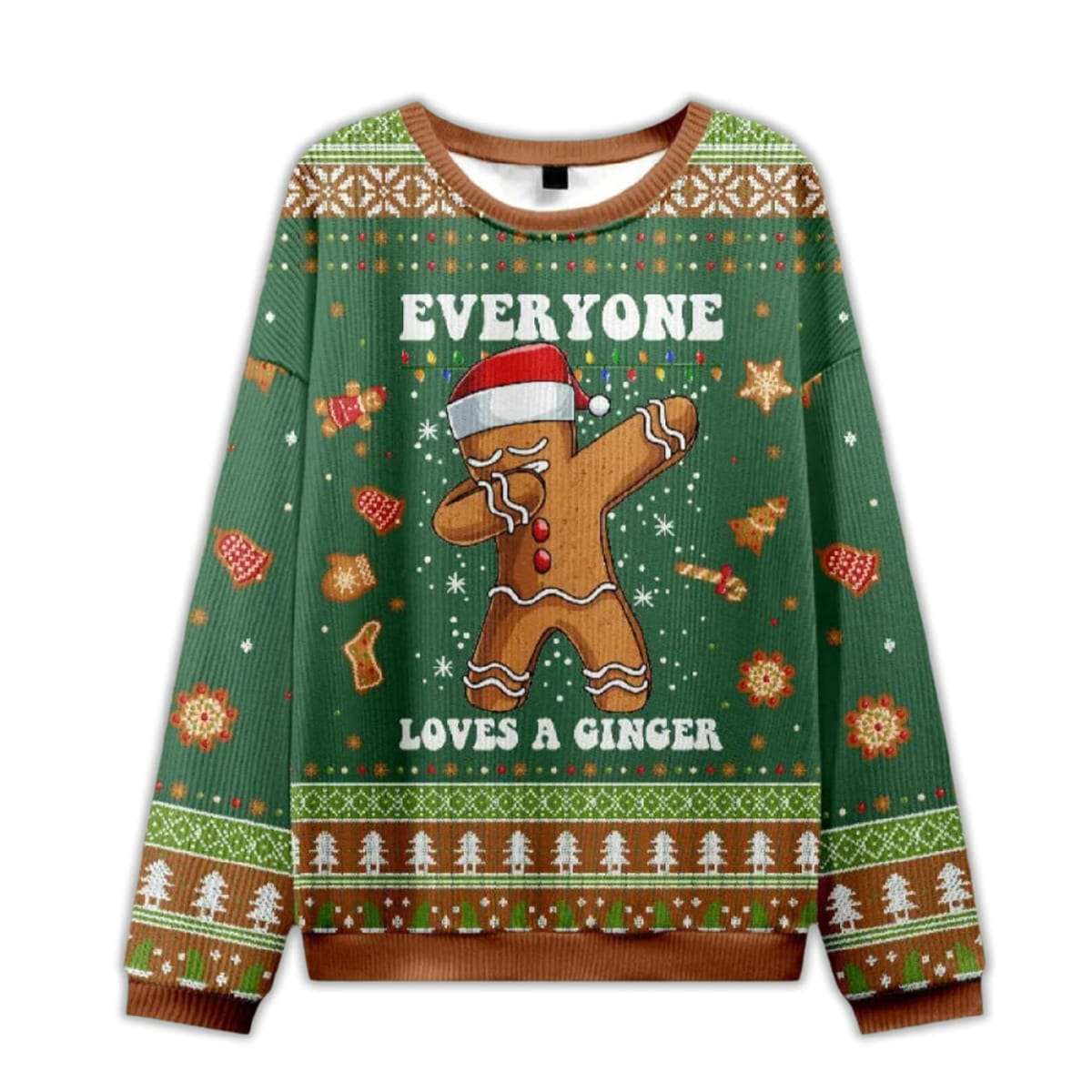 Gingerbread Dabbing Dance Ugly Christmas Sweater Gingerbread Dabbing Dance Ugly Christmas Sweater
