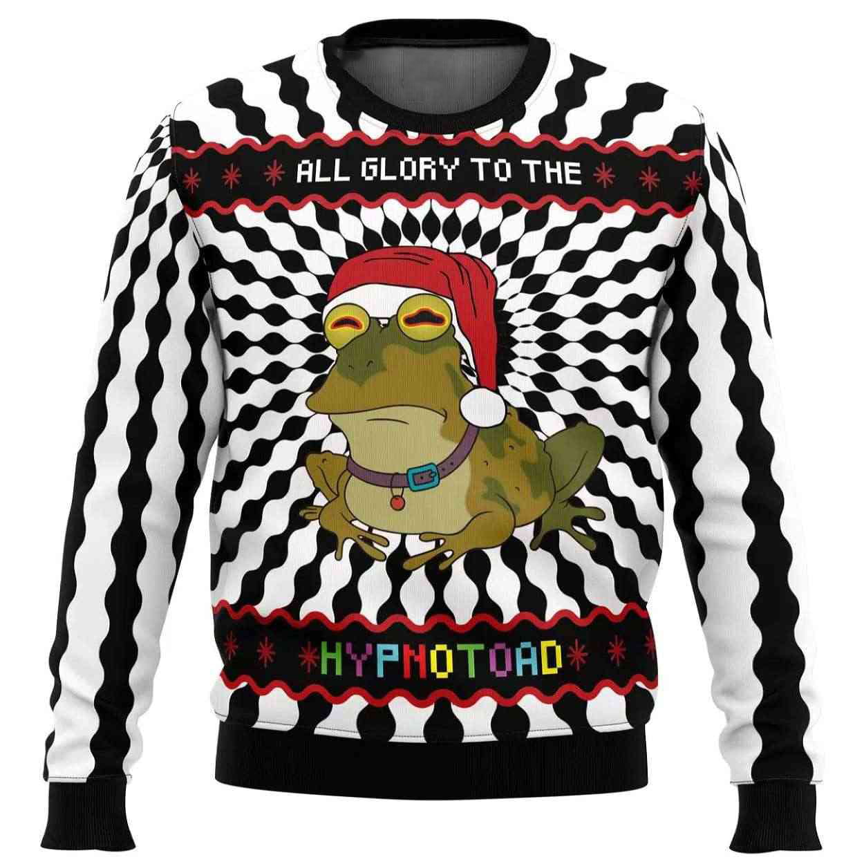 Glory To The Hypnotoad Ugly Christmas Sweater Glory To The Hypnotoad Ugly Christmas Sweater