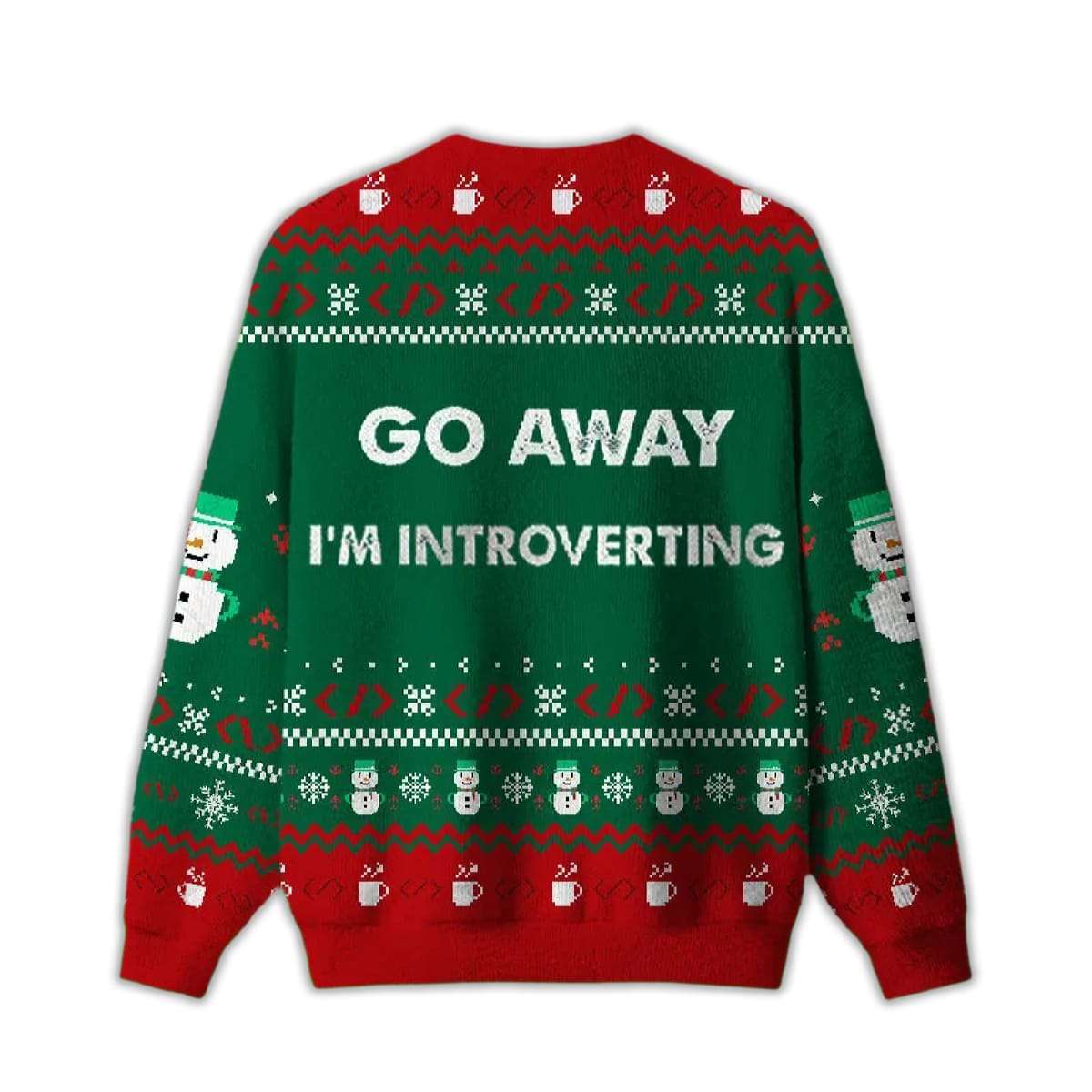 2025 Go Away I’m Introverting Ugly Christmas Sweater 2025 Go Away I’m Introverting Ugly Christmas Sweater