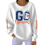 Go Broncos Pit Striped Sweatshirt