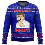 2025 Gosh Dang It Bobby King Of The Hill Ugly Christmas Sweater
