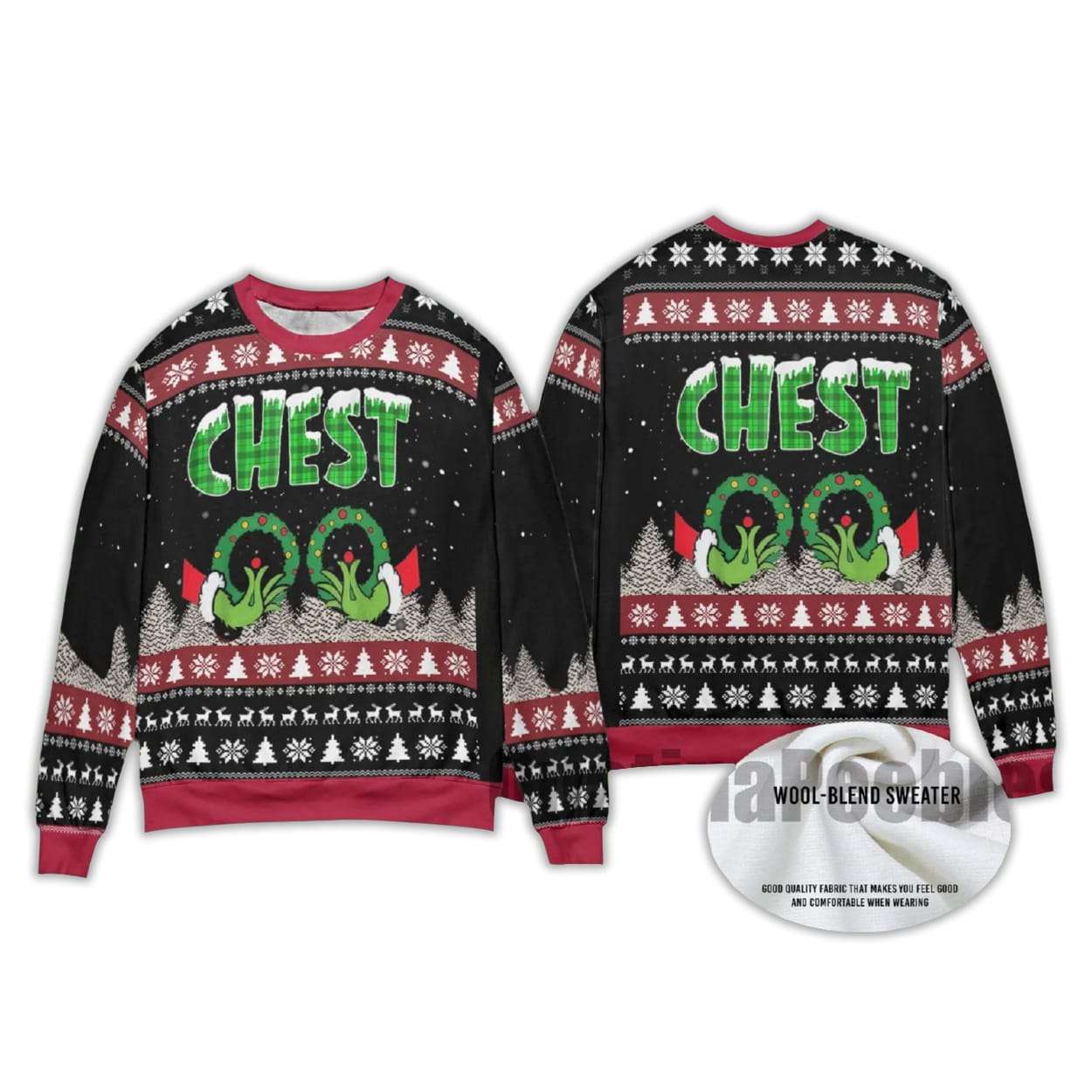 2025 Grnch Chest Ugly Christmas Sweater 2025 Grnch Chest Ugly Christmas Sweater