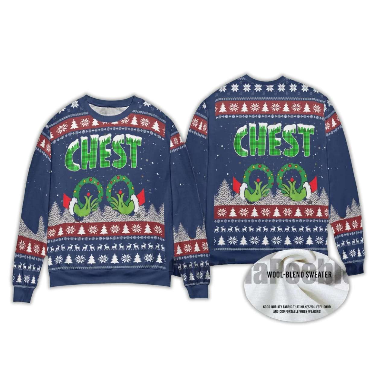 2025 Grnch Chest Ugly Christmas Sweater 2025 Grnch Chest Ugly Christmas Sweater